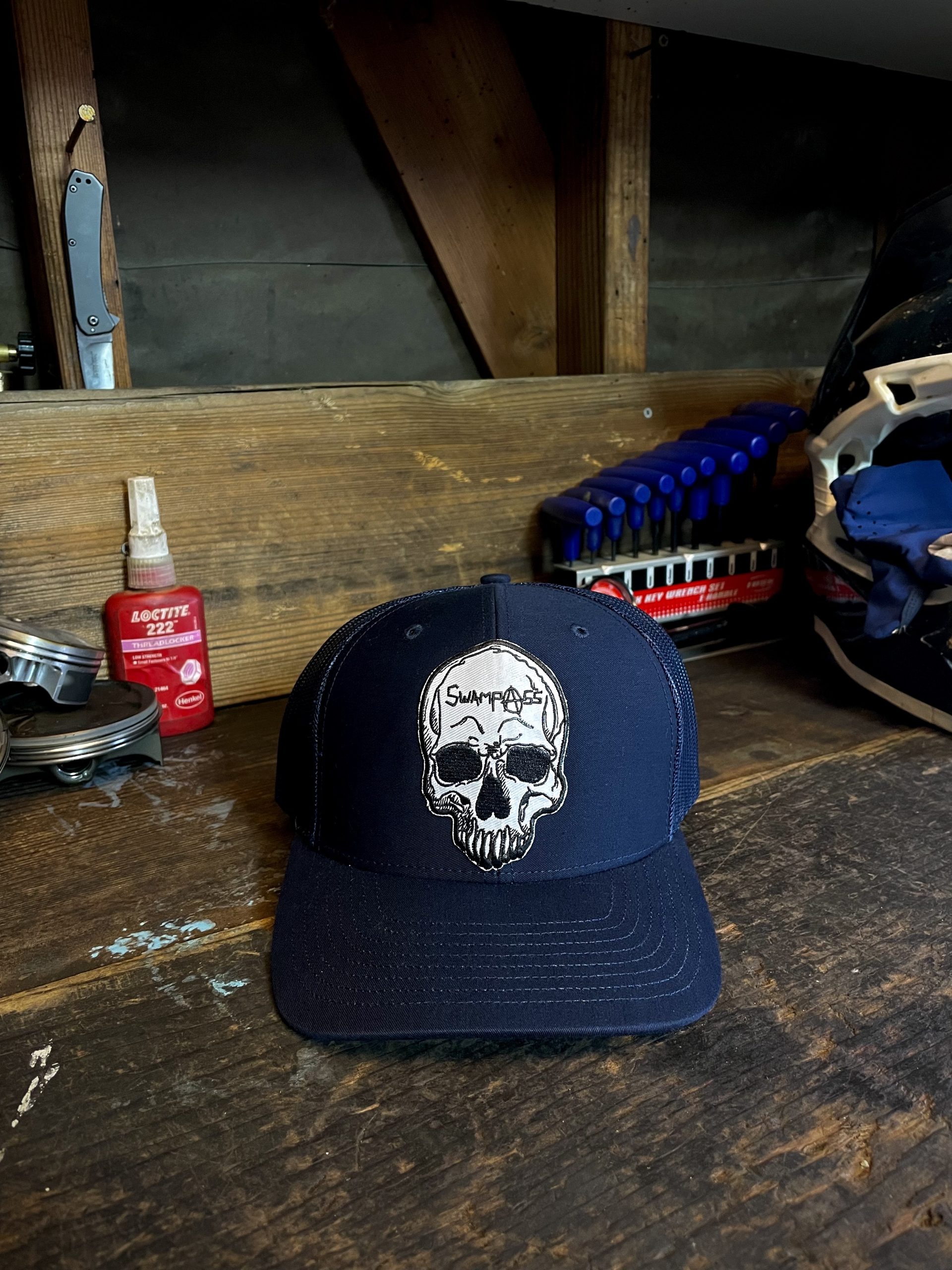 Blue Patch Trucker Hat