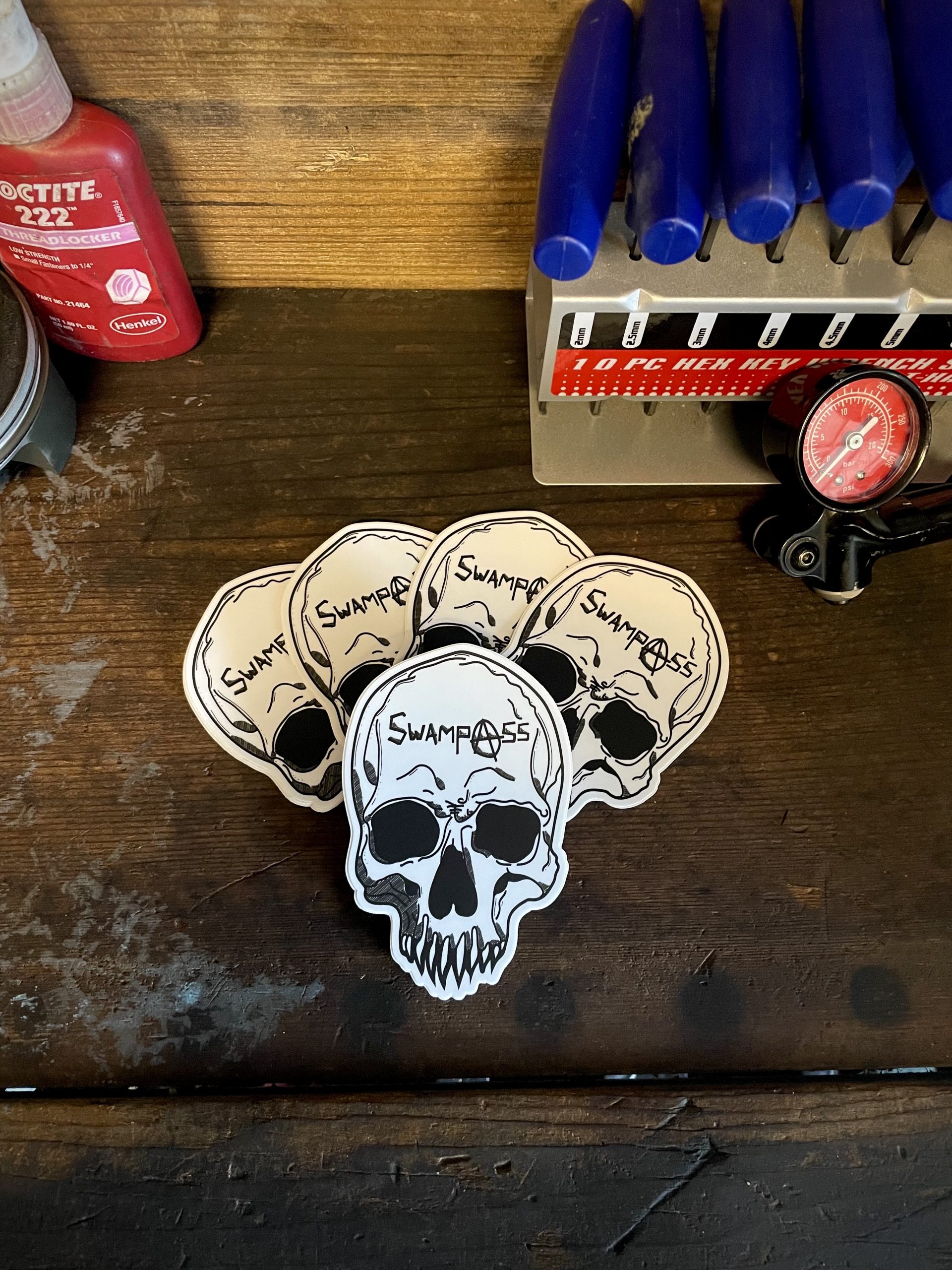 Large Skull Sticker